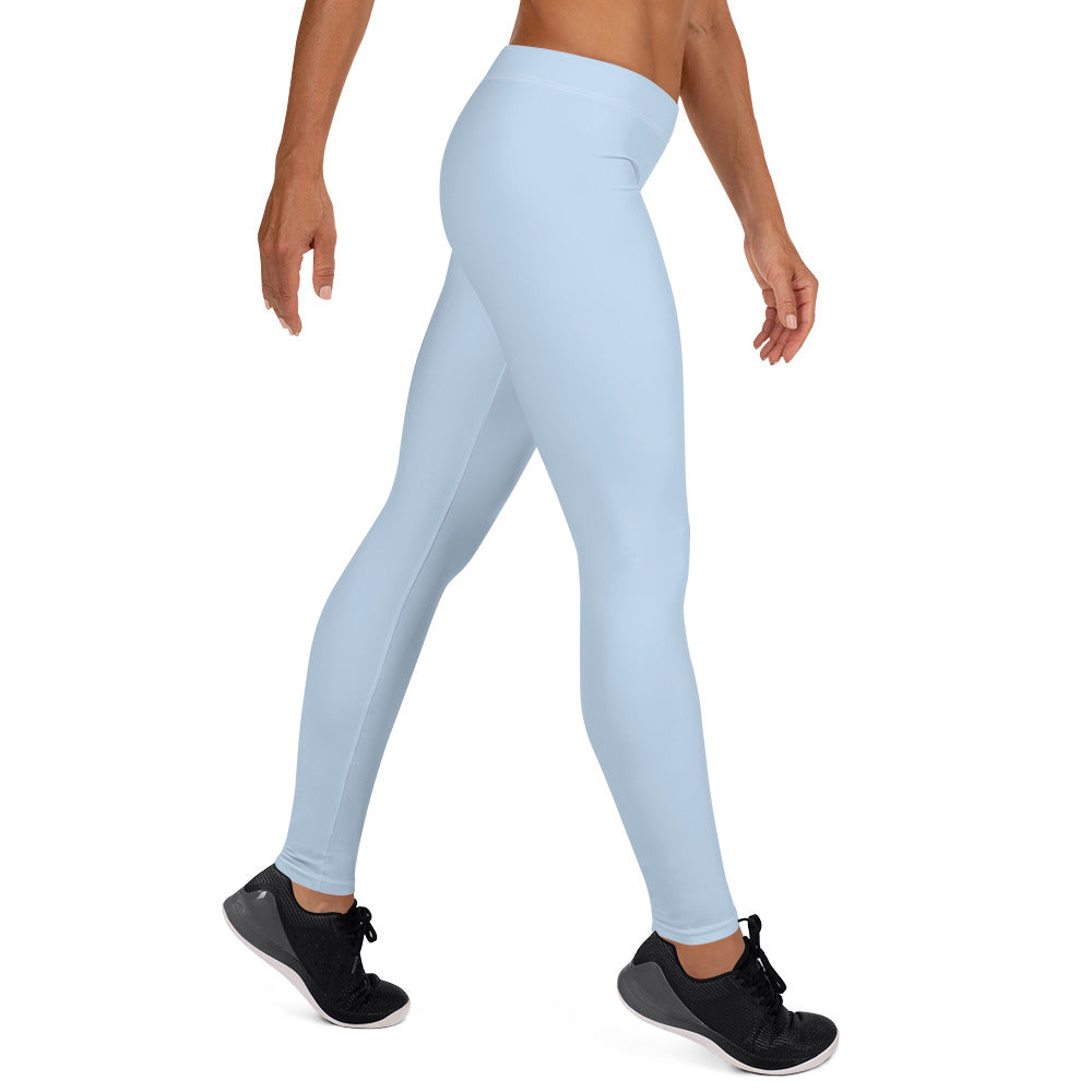 Women Sports Light Blue Leggings UPF 50+