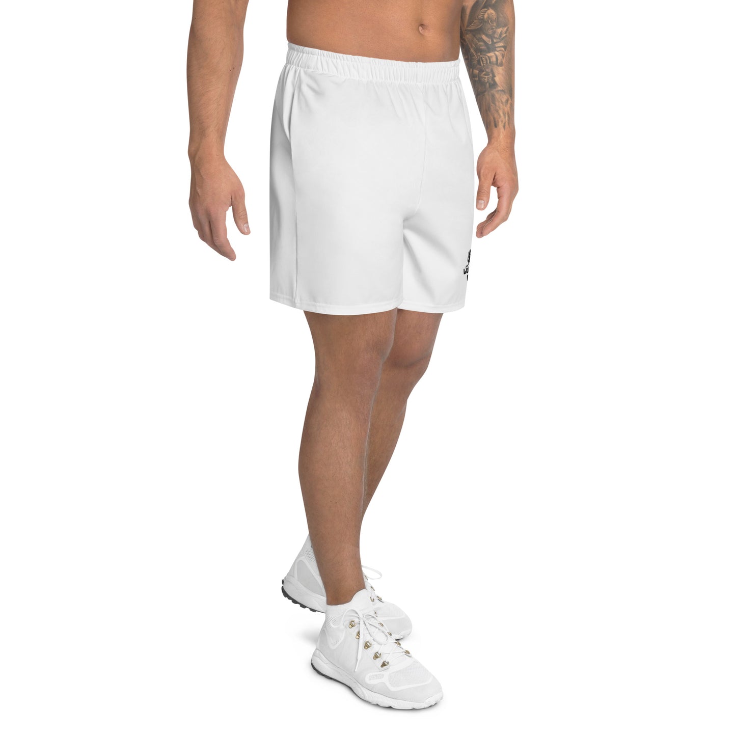 Men's Athletic Long Shorts White