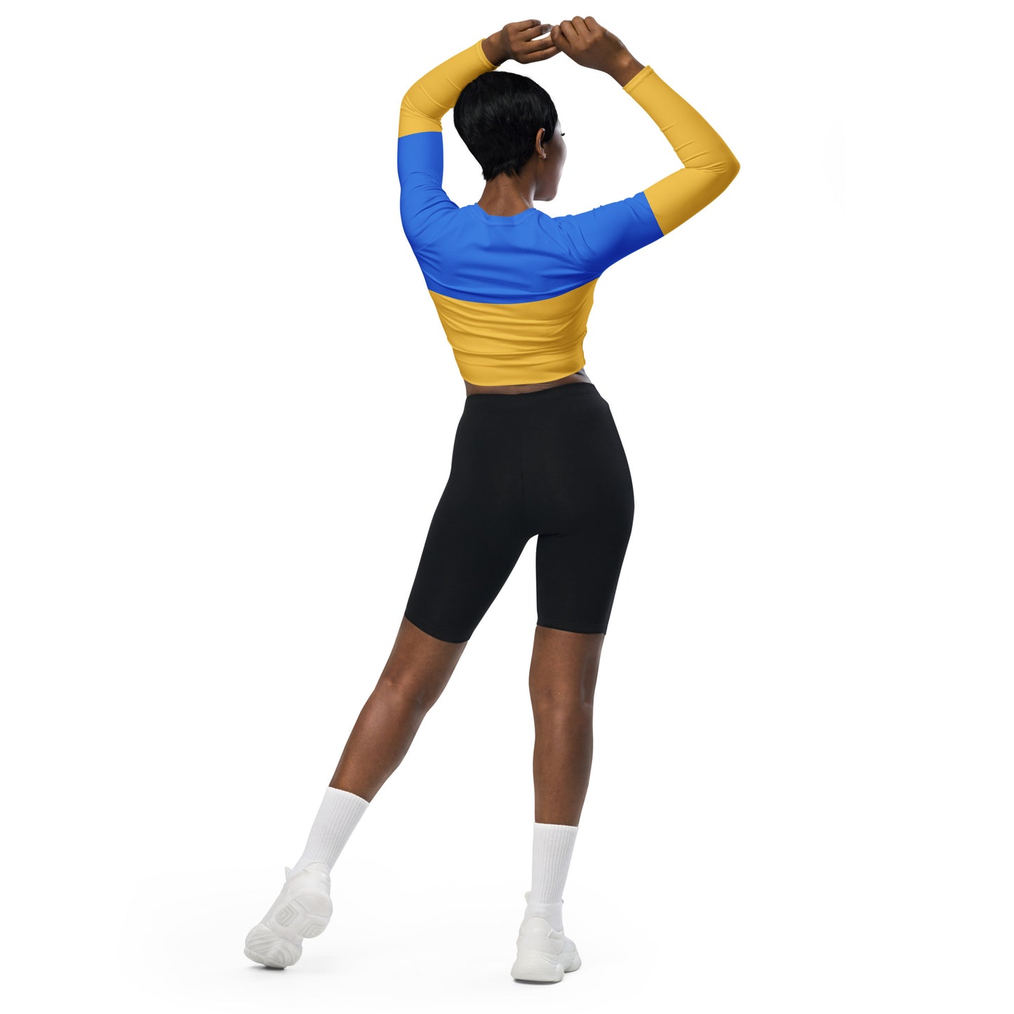 Women Recycled Long-sleeve Crop Top