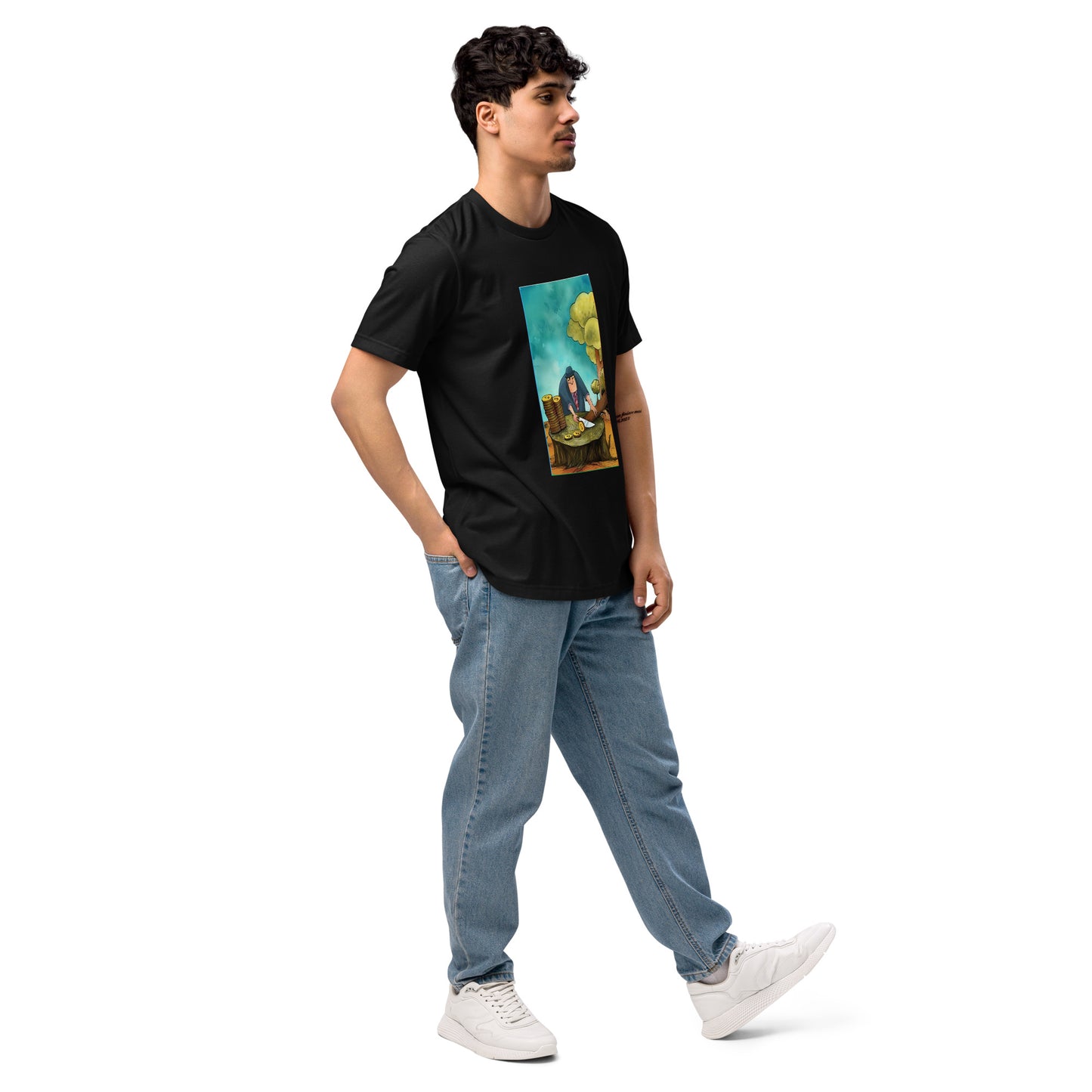 London Gym Organic T-Shirt-Men & Women | 100% Organic Cotton Black