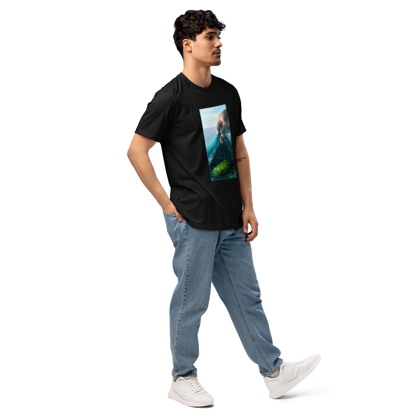 London Gym Organic T-Shirt-Men & Women | 100% Organic Cotton Black