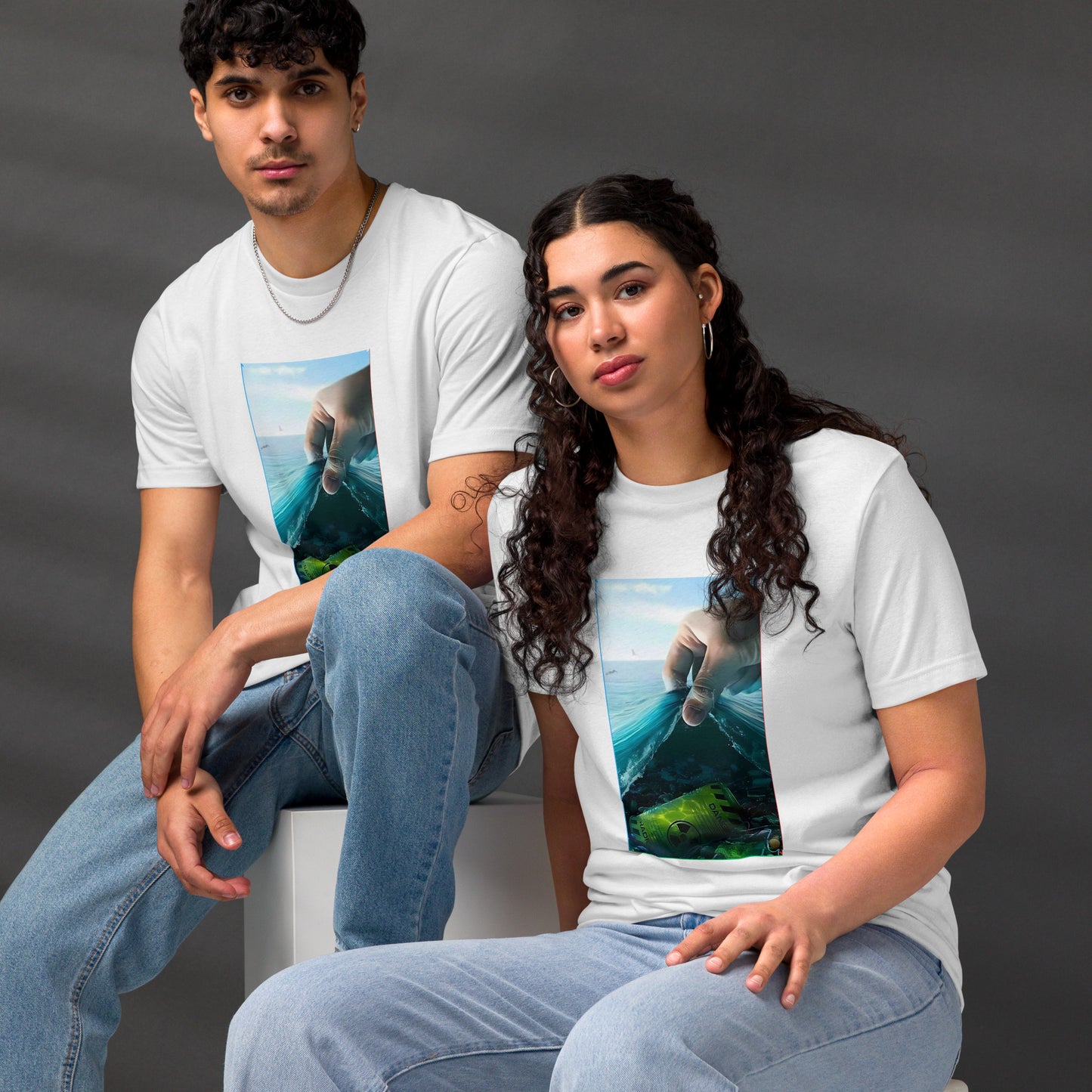 London Gym Organic T-Shirt-Men & Women | 100% Organic Cotton White