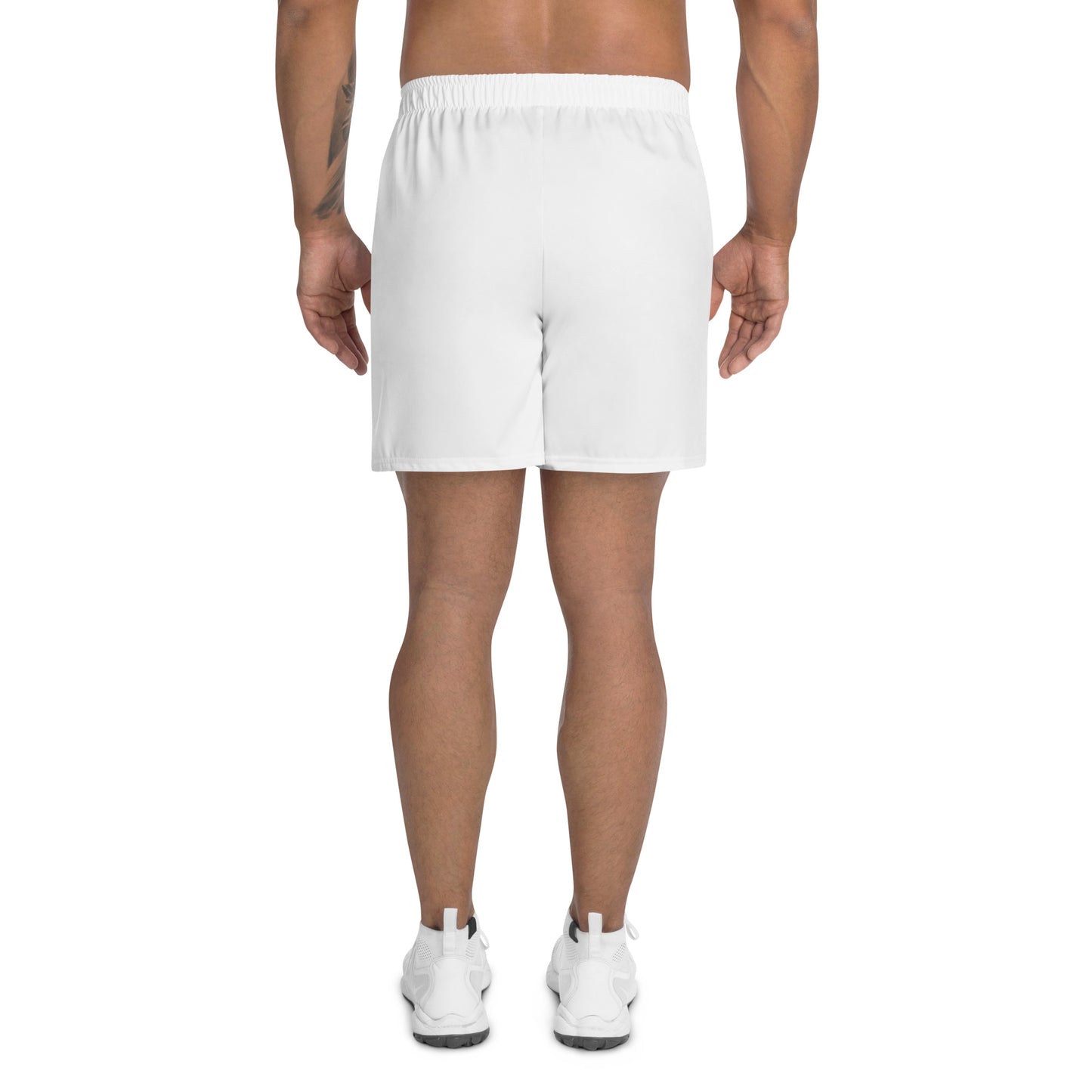 Men's Athletic Long Shorts White
