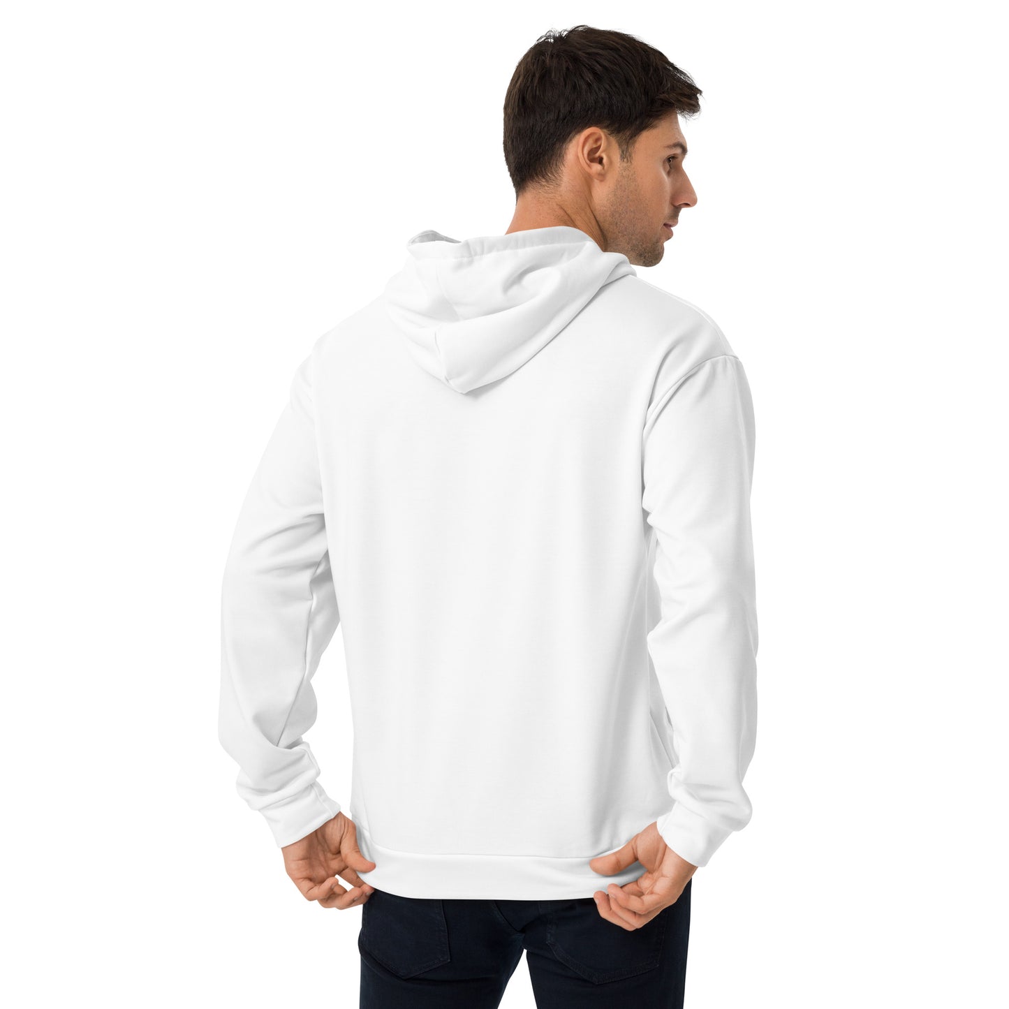 Men White Hoodie