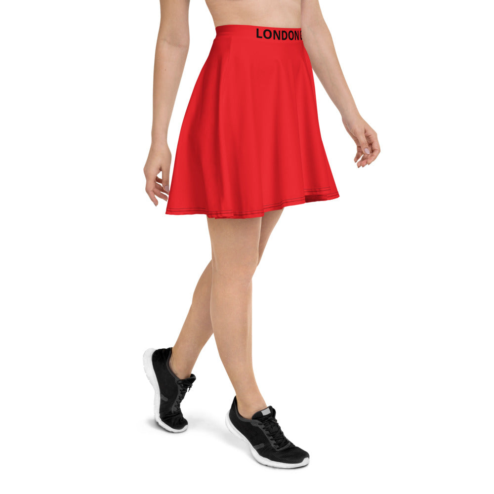 Women Skater Skirt Red