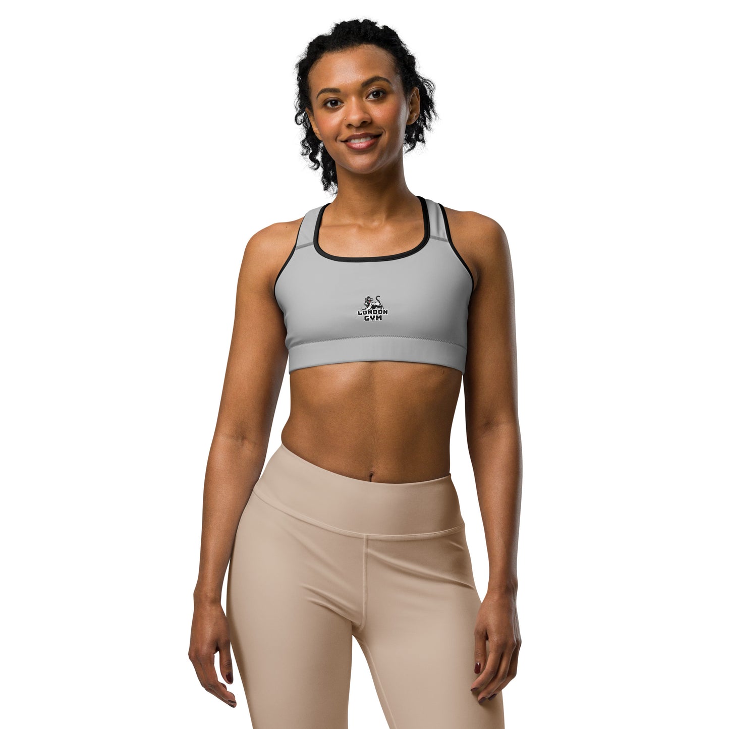 Women Silver Sports Bra