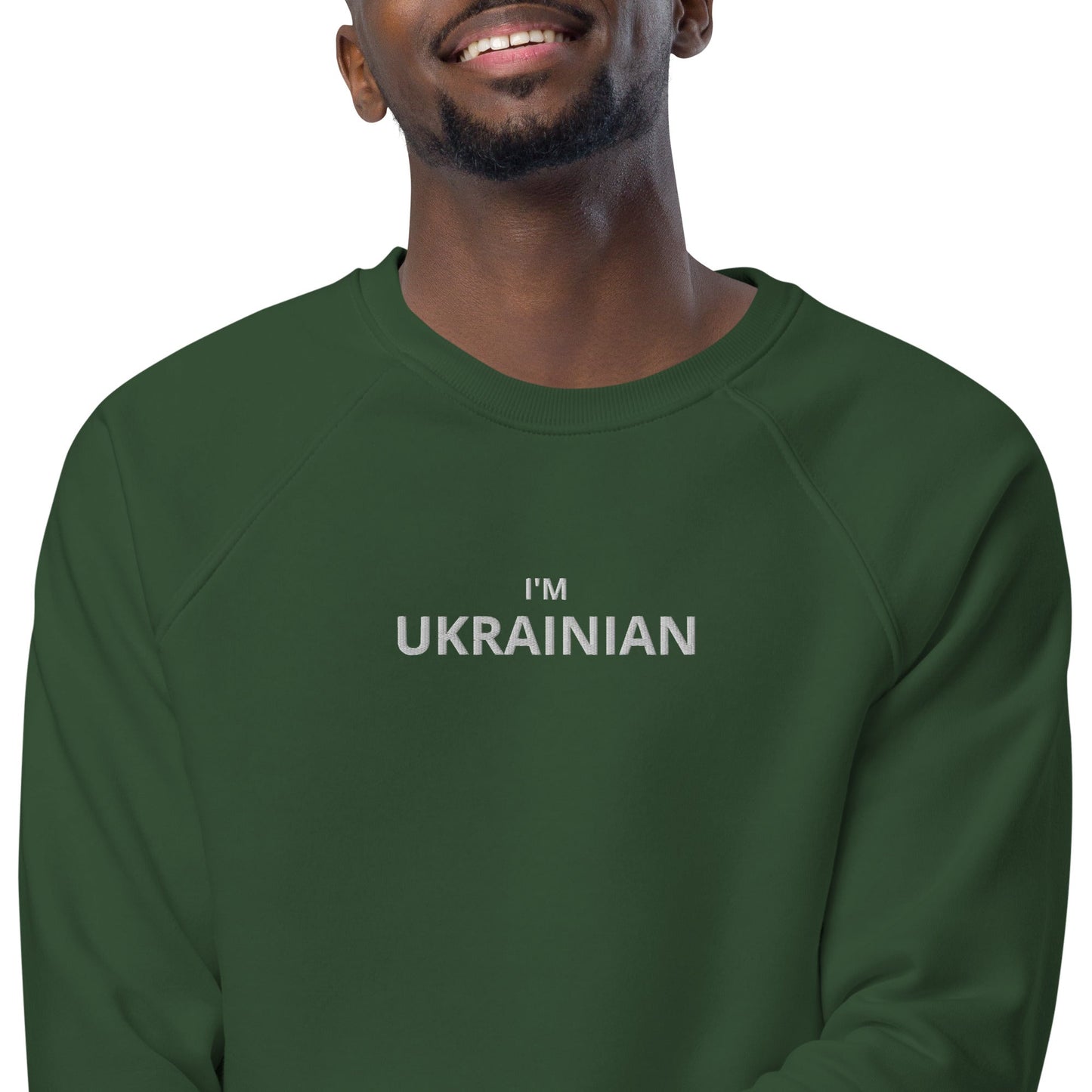 Men Organic Raglan Sweatshirt