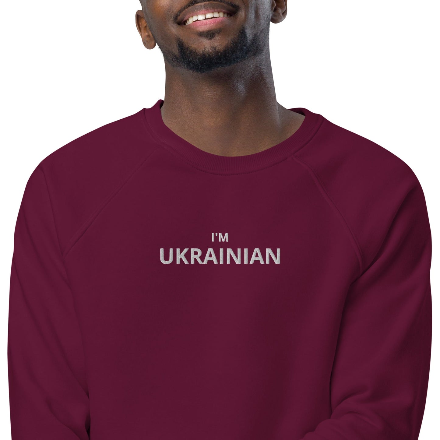 Men Organic Raglan Sweatshirt