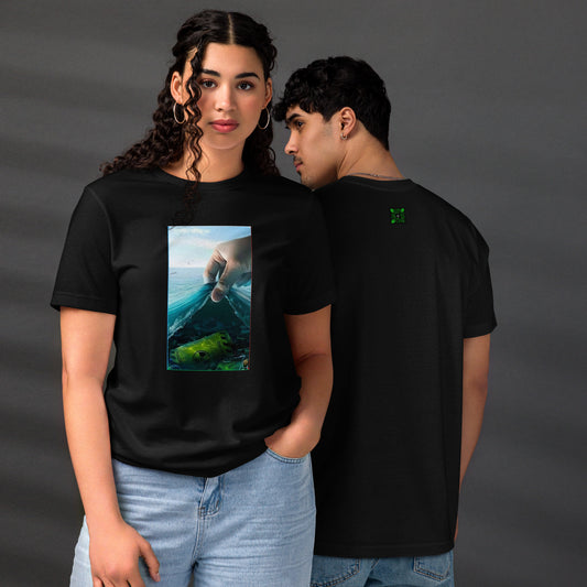 Eco-Friendly Unisex Black T-Shirt 100% Organic Cotton