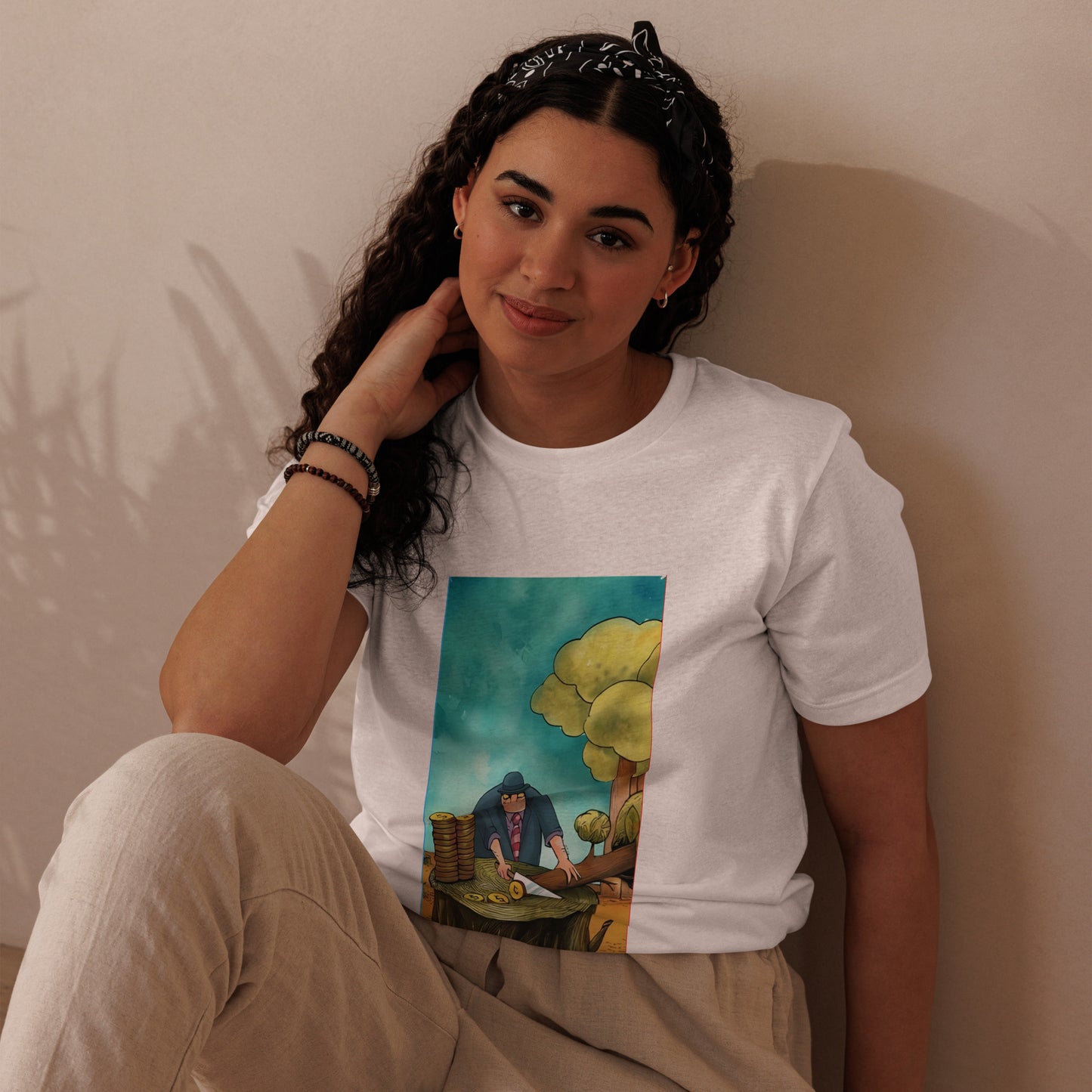 Eco-Friendly Unisex White T-Shirt 100% Organic Cotton