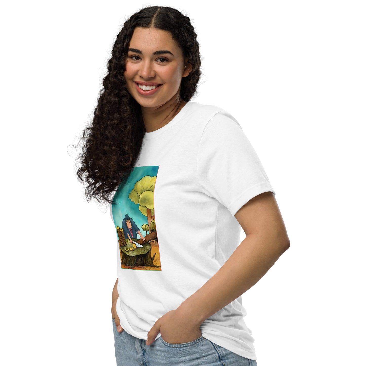 Eco-Friendly Unisex White T-Shirt 100% Organic Cotton